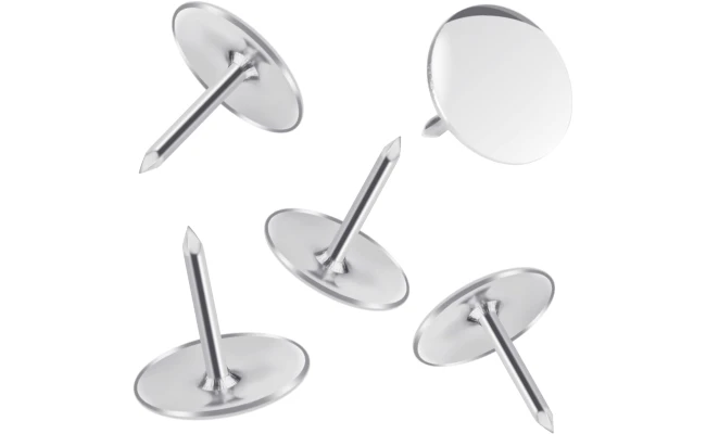 Push Pins Silver Round Head